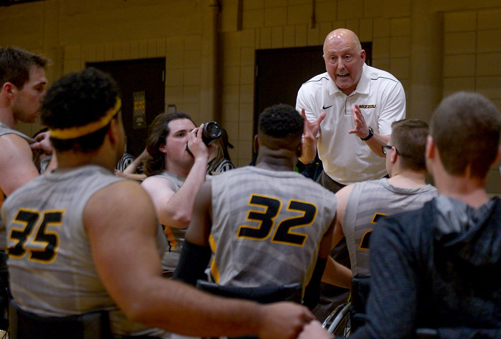Missouri wheelchair basketball head coach Ron Lykins talks